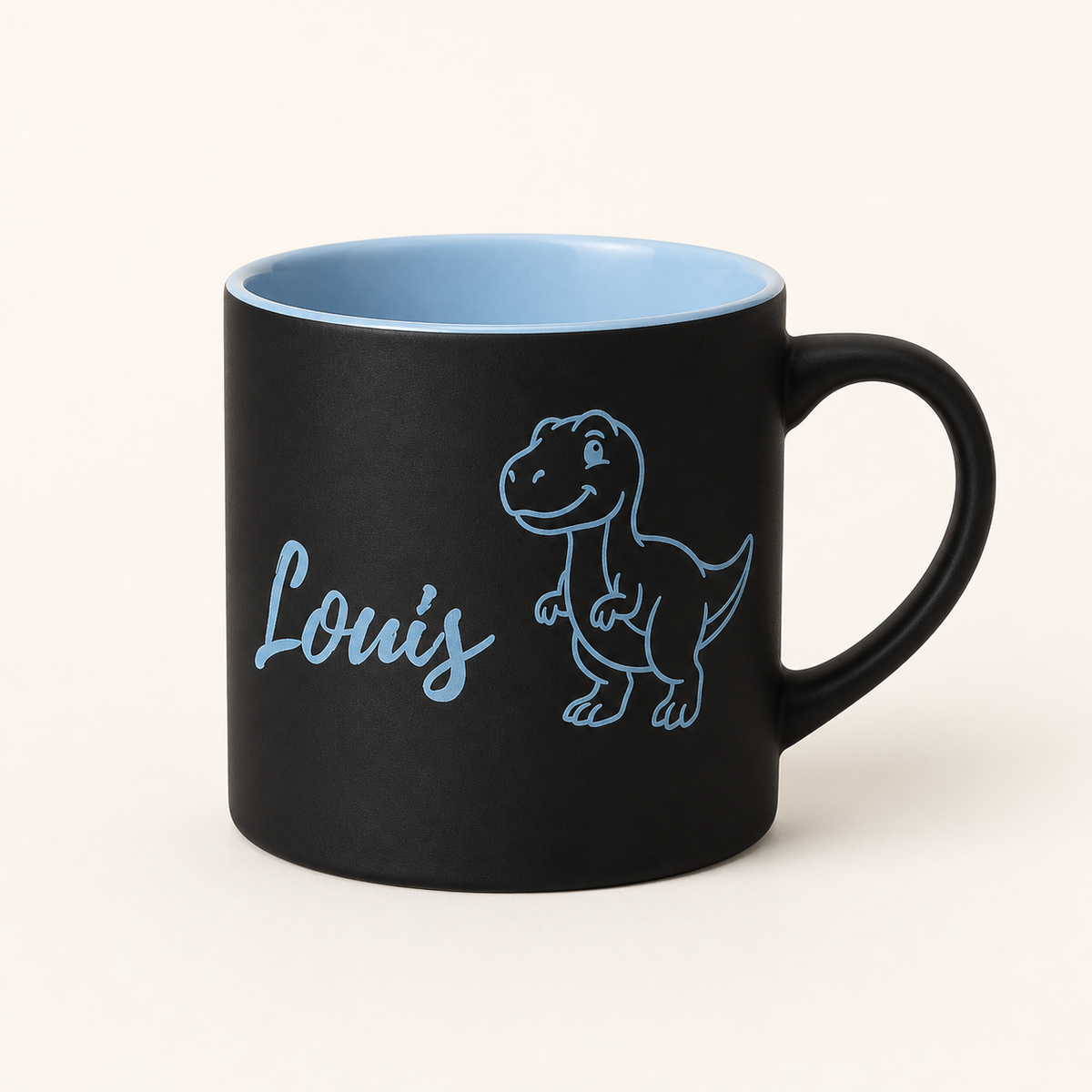 Personalisierte Lasertasse für Kinder mit Name – 180 ml Kindertasse graviert