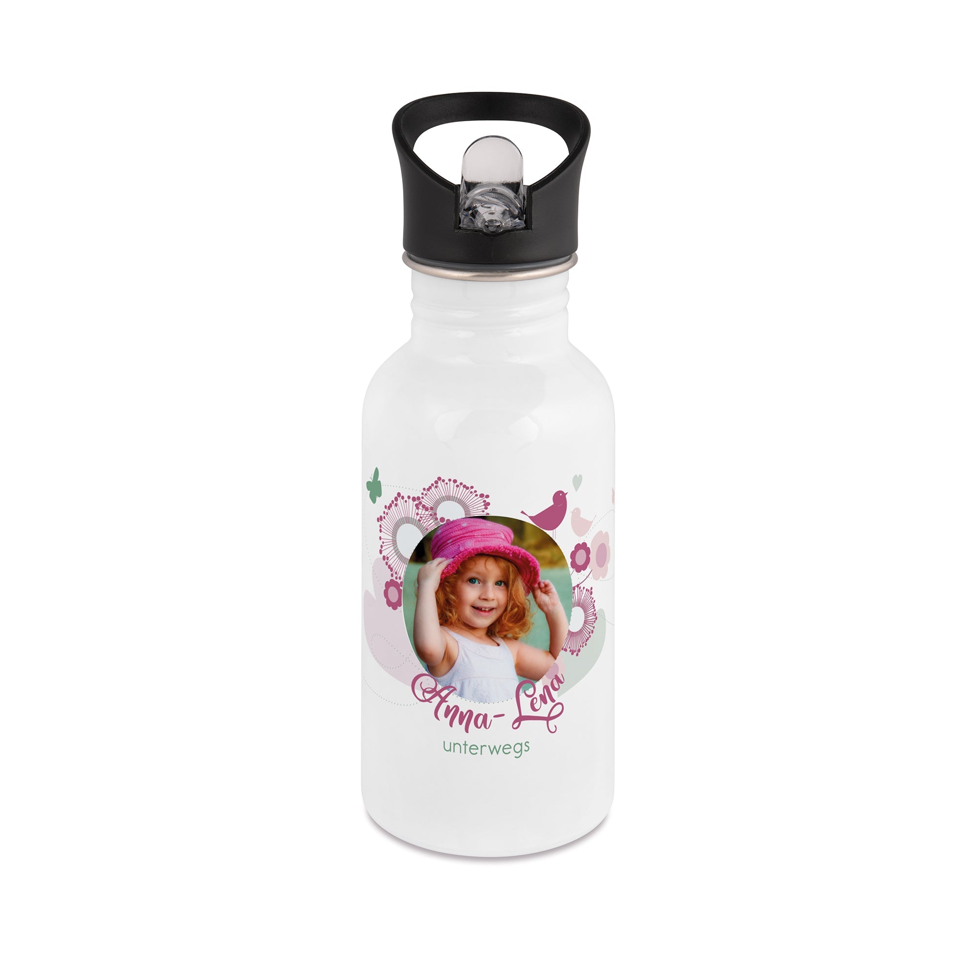 Edelstahl-Trinkflasche Kinder Junge Mädchen Sublimation