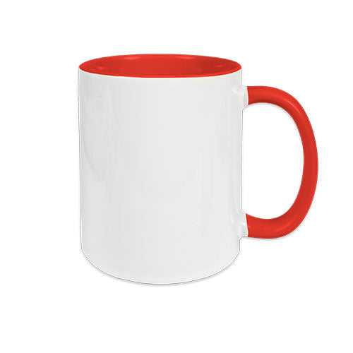 Keramiktasse TWO TONES 2 Farbig Sublimation Becher Fototasse Rohling 11 oz/330 ml