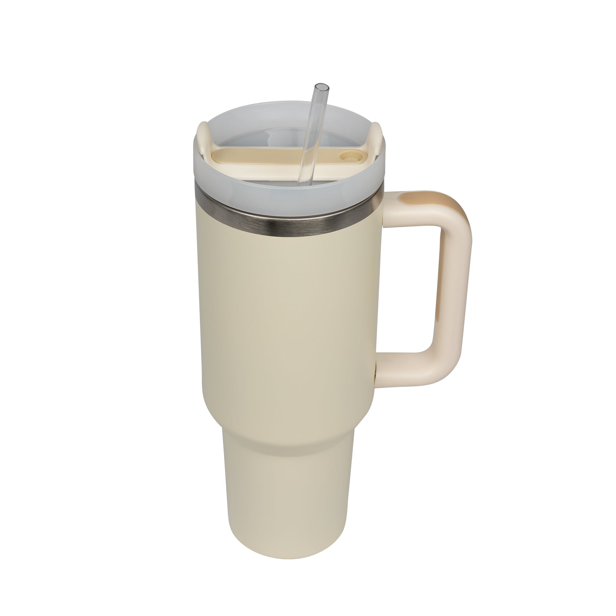 Edelstahl-Thermo-Becher mit Griff und Deckel 40oz 1,2 Liter für Laser & UV Druck