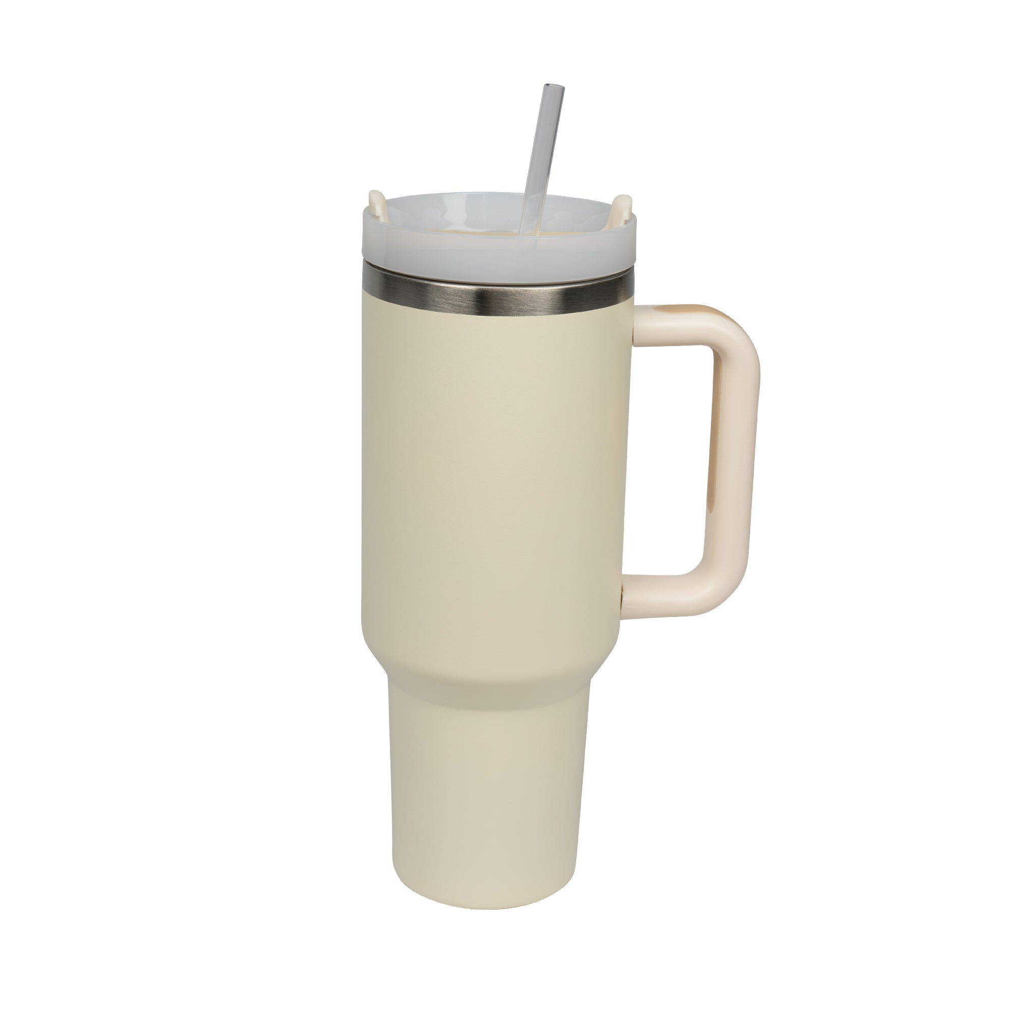 Edelstahl-Thermo-Becher mit Griff und Deckel 40oz 1,2 Liter für Laser & UV Druck