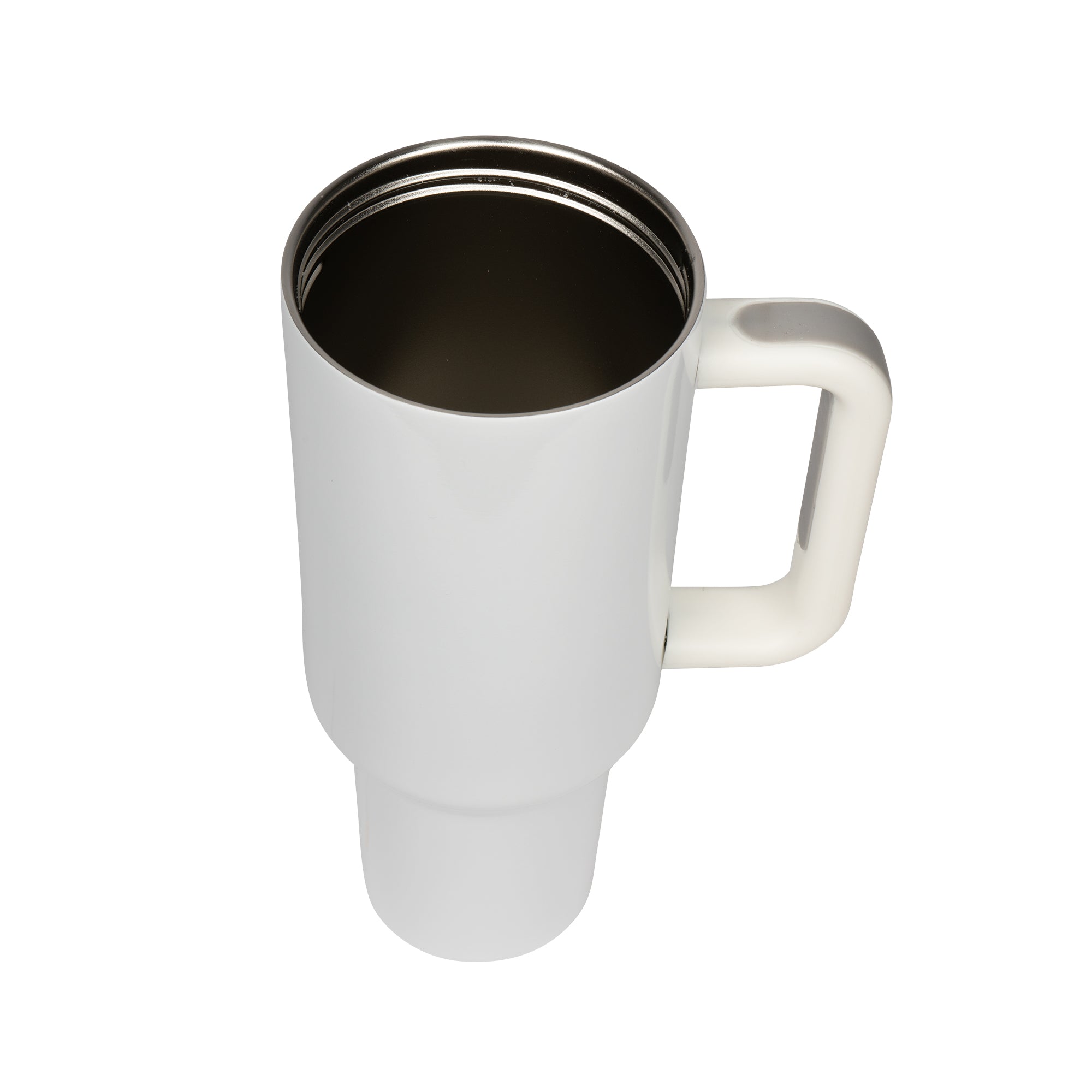 Edelstahl-Thermo-Becher mit Griff und Deckel 40oz 1,2 Liter