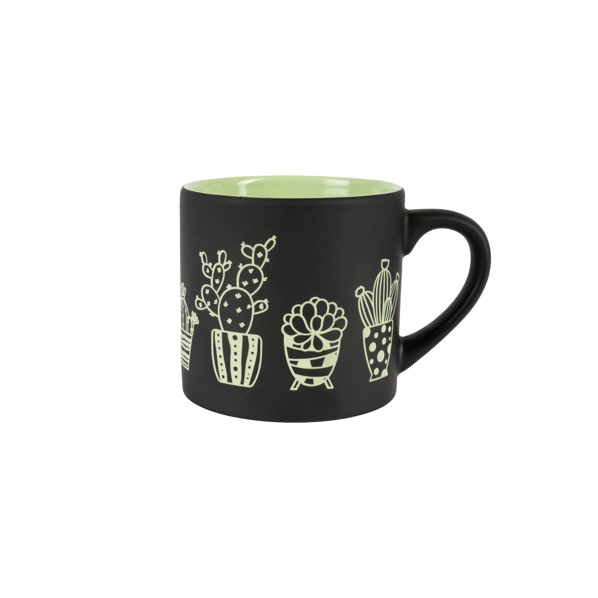 Lasertasse KONTRAST 6 oz – außen schwarz-matt, innen farbig
