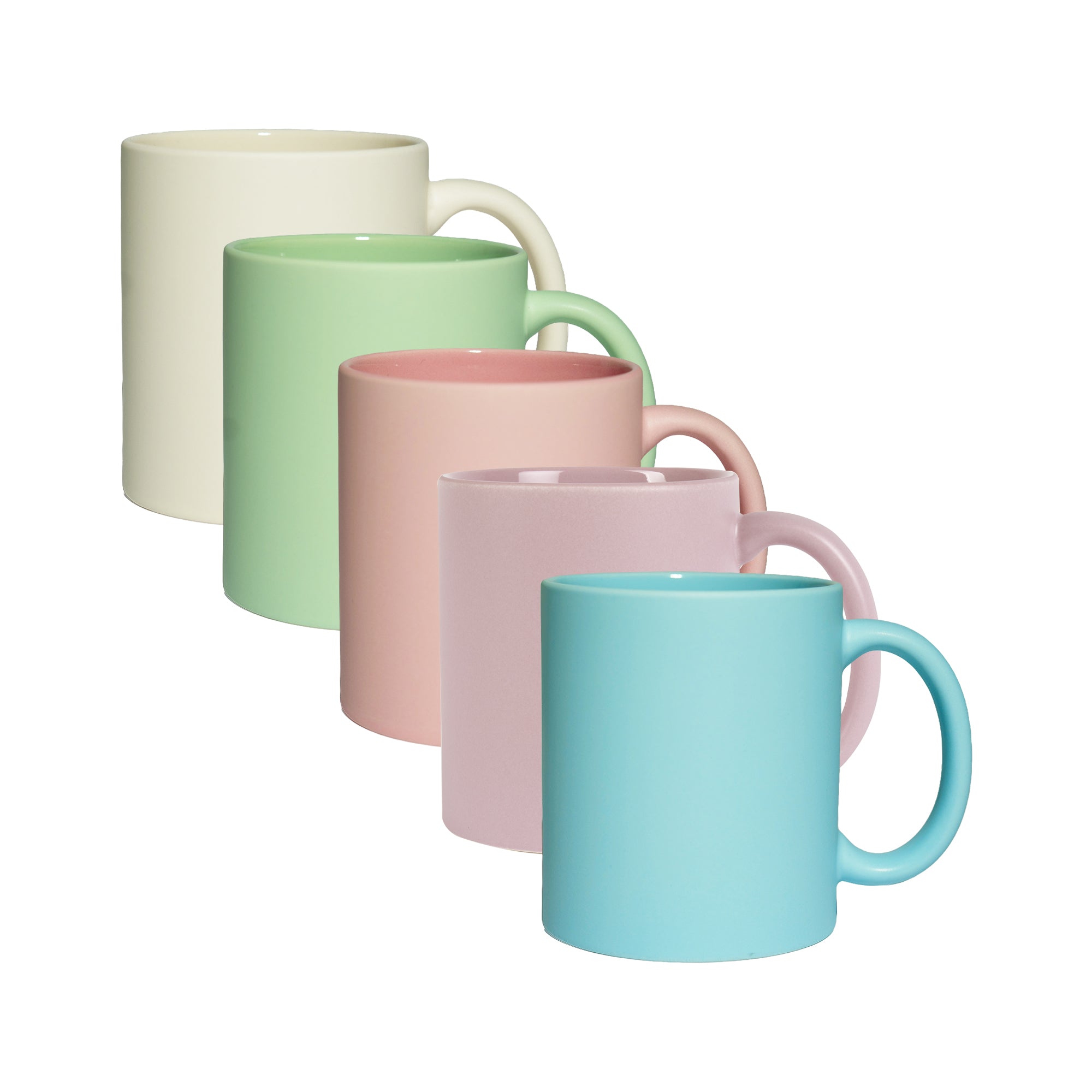 Keramiktasse PAC 11oz – Matte Pastell-Tasse für Sublimation (330ml)