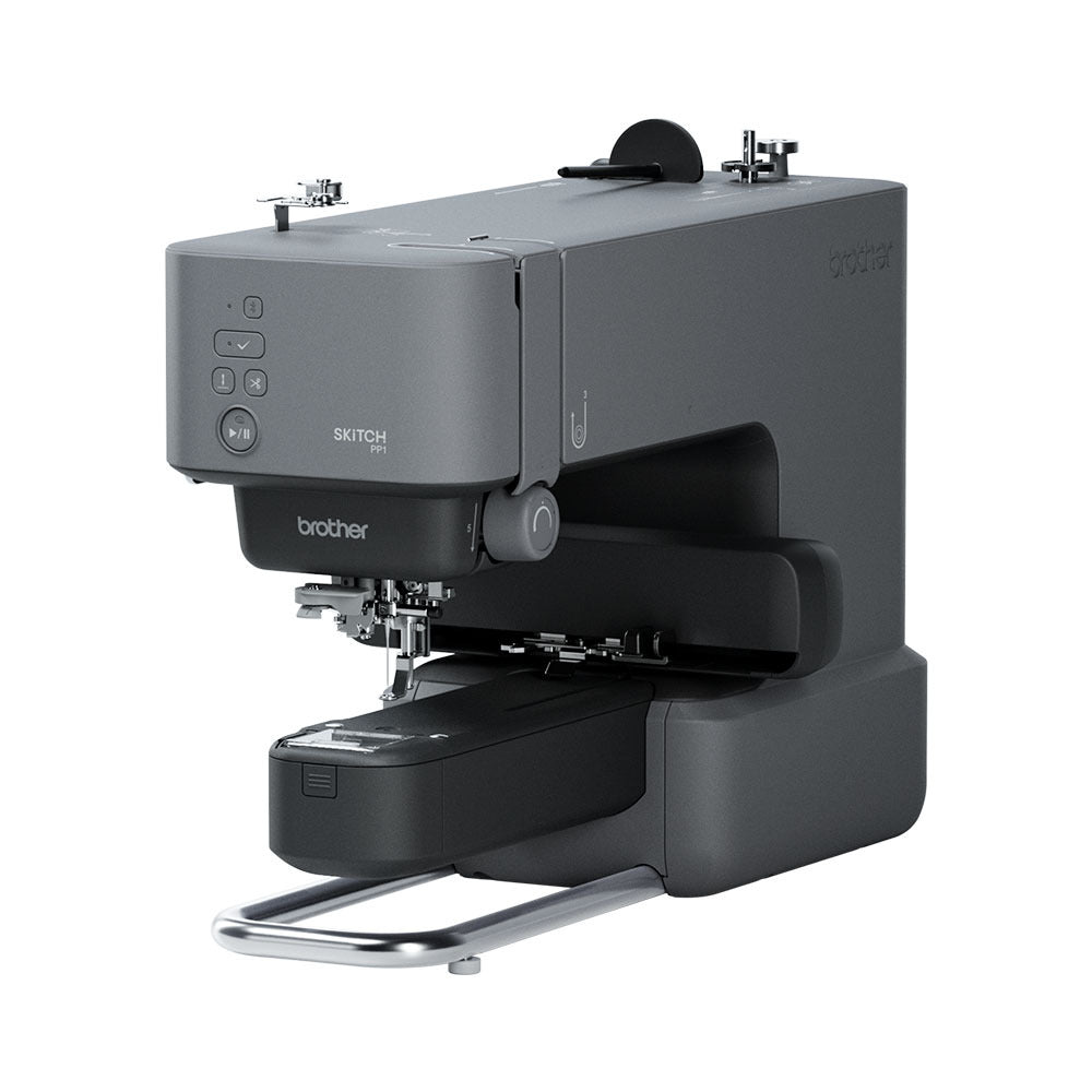 Brother PP1 "Skitch" - Freiarm-Stickmaschine Artspira Verbindung, grau/schwarz