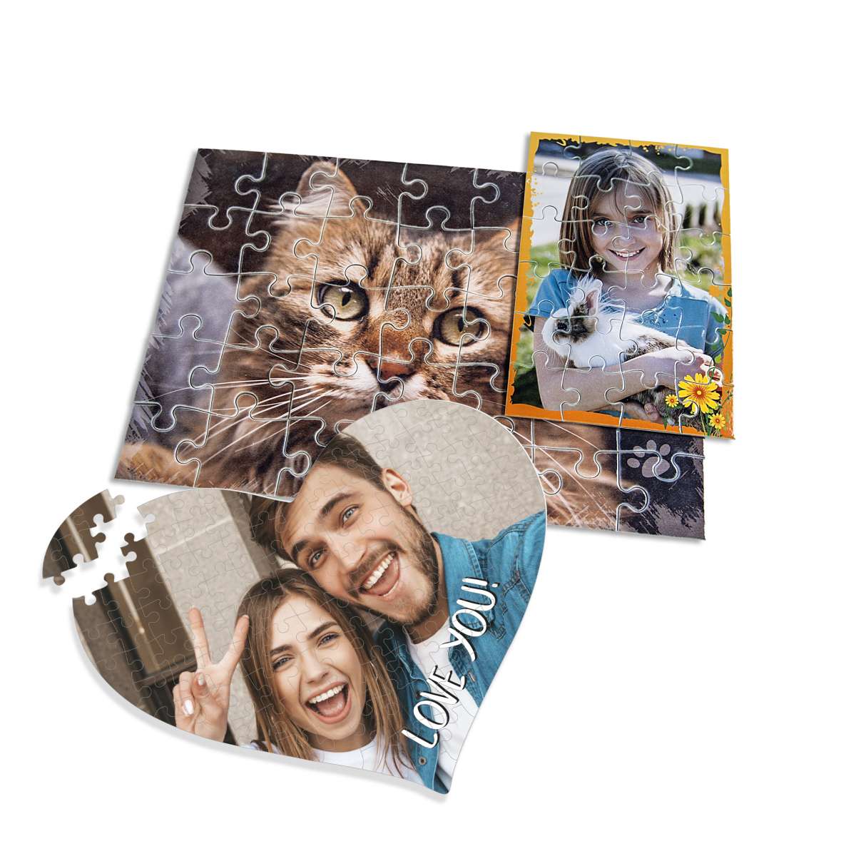 Kartonpuzzle rahmenlos | diverse Größen Sublimation