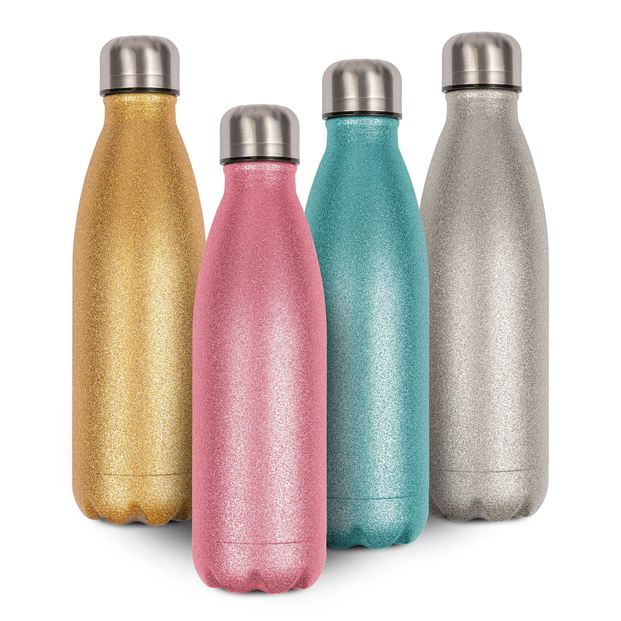 Edelstahl-Thermoflasche 500 ml Spark Glitzer Bunt Flasche To-Go