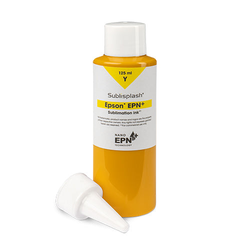 Sublisplash® EPN+ in 125 ml Flaschen mit Dosierspitze Sublimationstinte