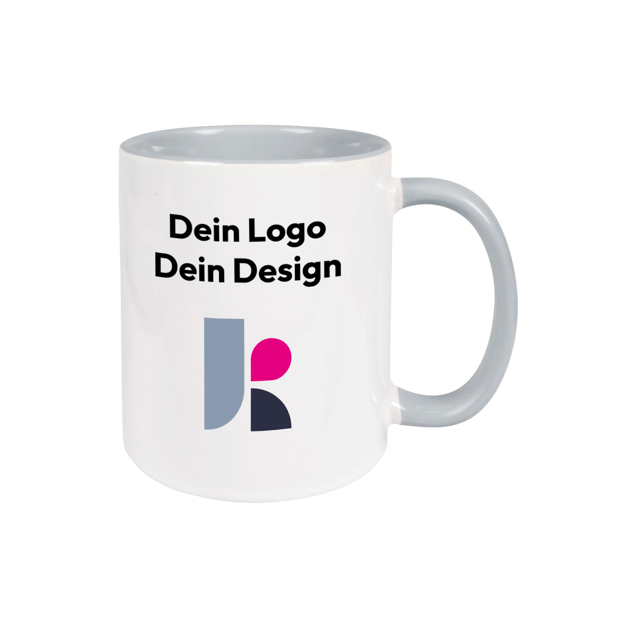 Two Tone Keramiktasse mit Fotodruck 330 ml, 14 Farben, sublimiert