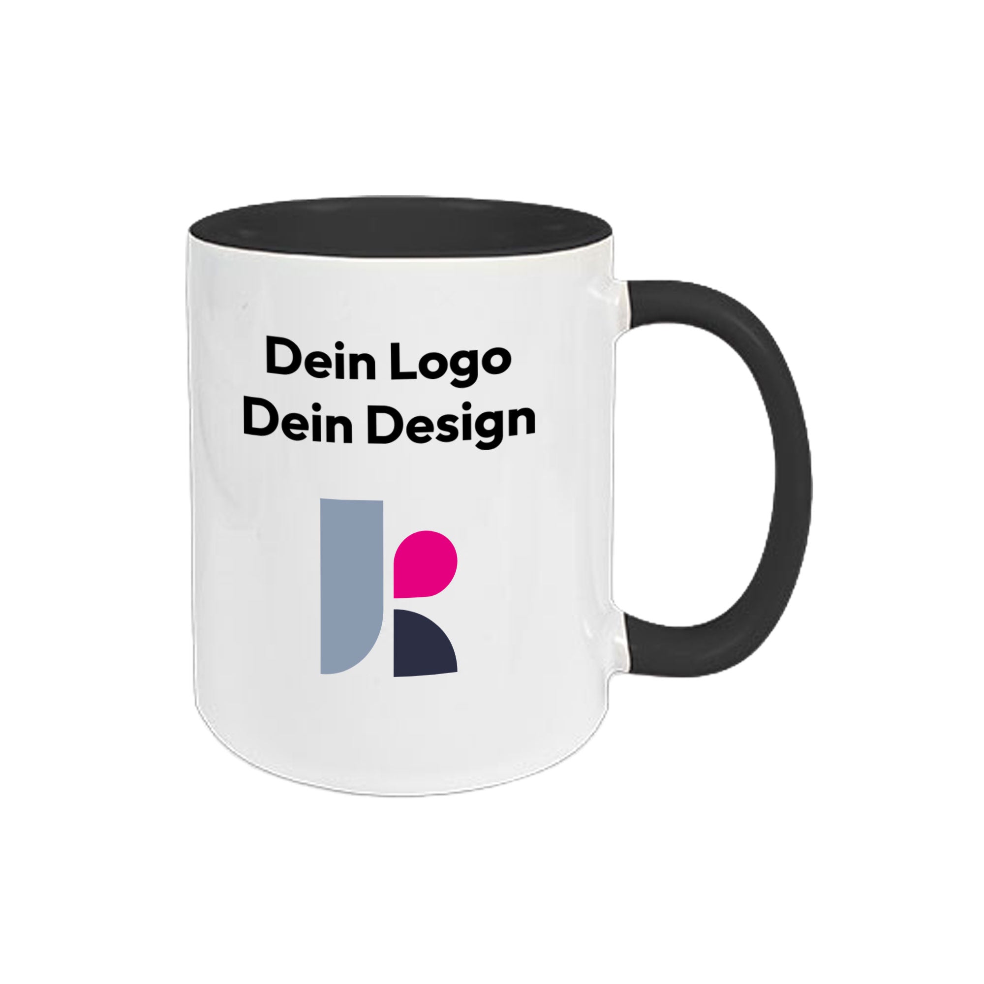 Two Tone Keramiktasse mit Fotodruck 330 ml, 14 Farben, sublimiert
