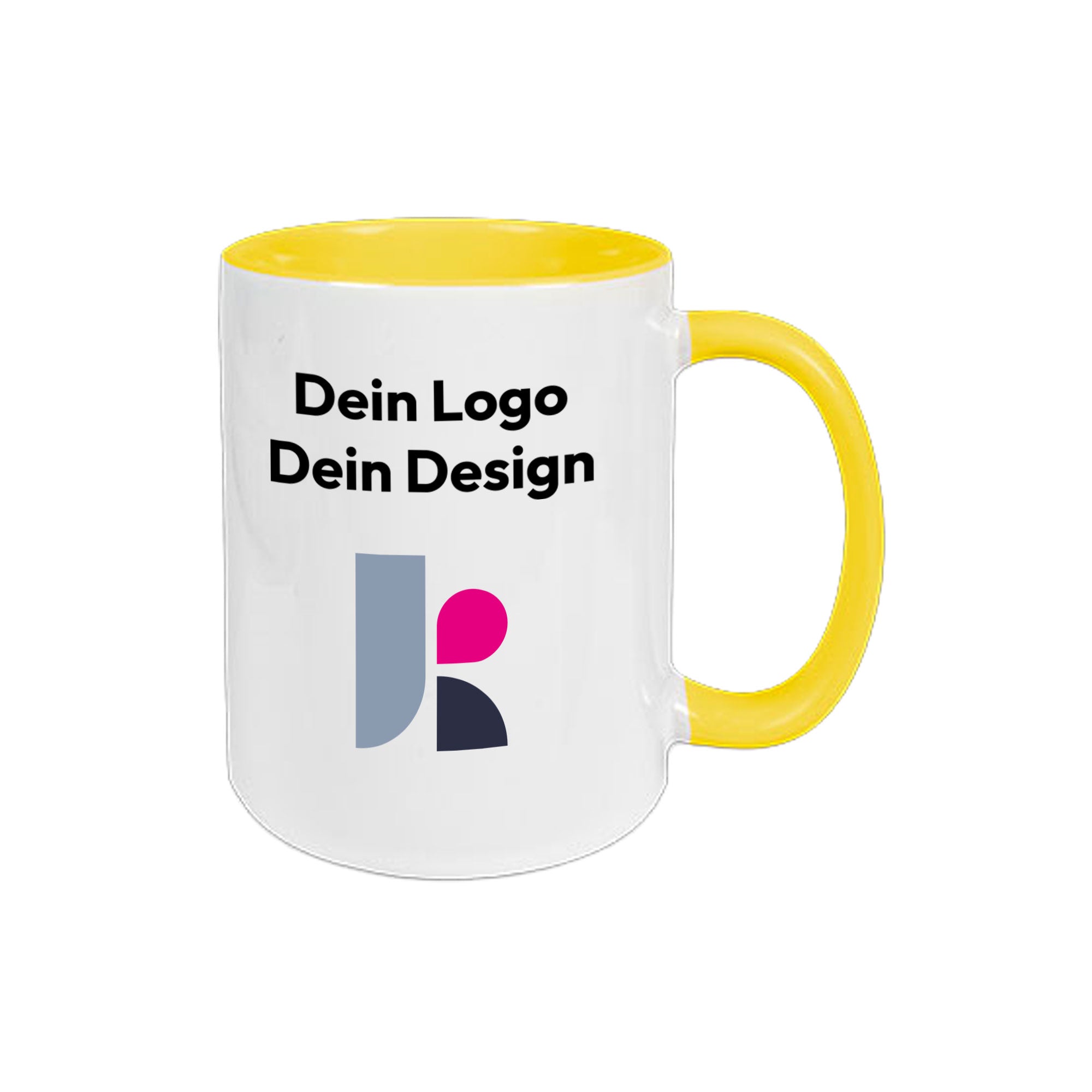 Two Tone Keramiktasse mit Fotodruck 330 ml, 14 Farben, sublimiert
