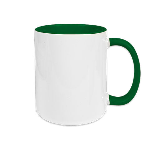 Keramiktasse TWO TONES 2 Farbig Sublimation Becher Fototasse Rohling 11 oz/330 ml