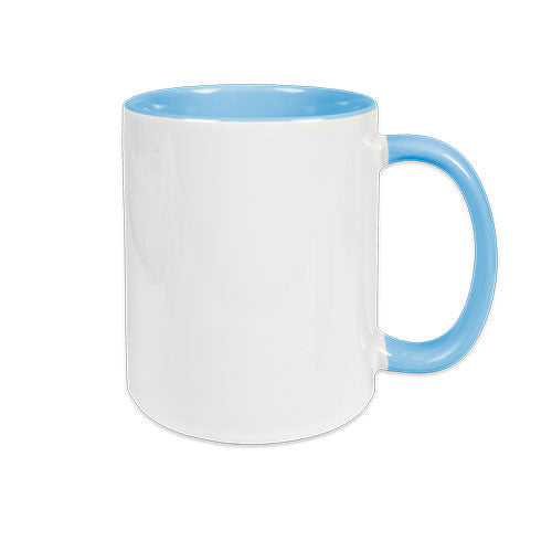 Keramiktasse TWO TONES 2 Farbig Sublimation Becher Fototasse Rohling 11 oz/330 ml