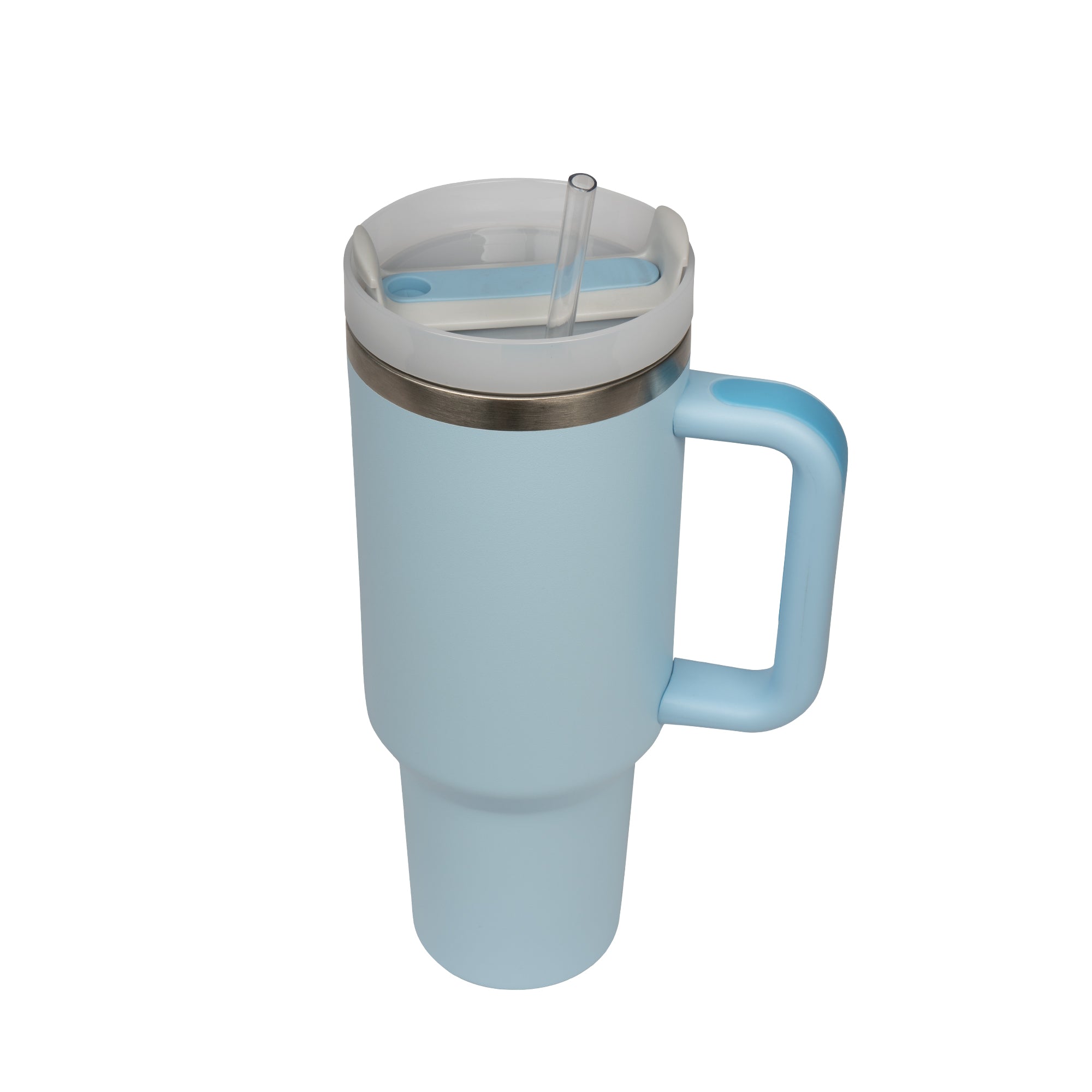 Edelstahl-Thermo-Becher mit Griff und Deckel 40oz 1,2 Liter für Laser & UV Druck
