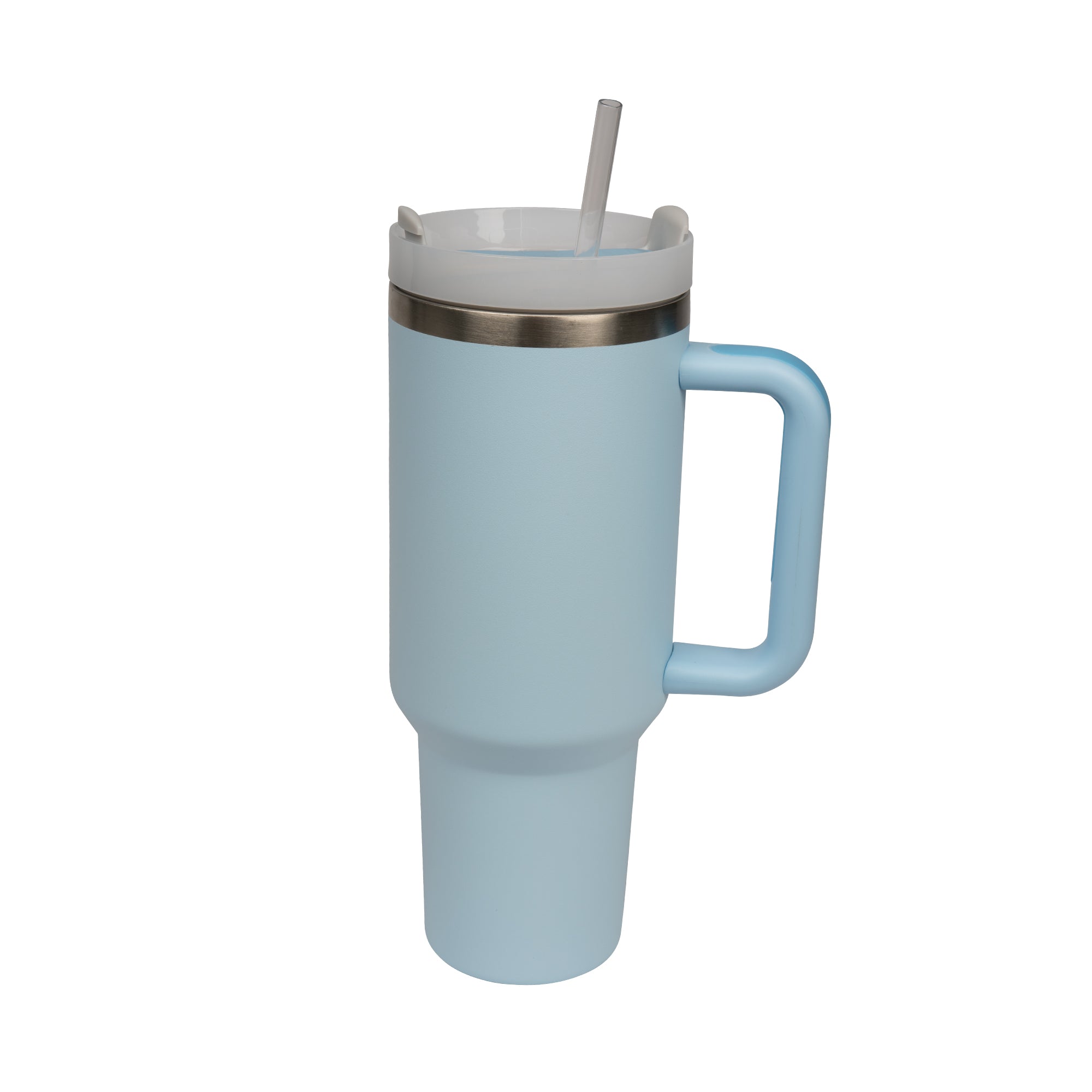 Edelstahl-Thermo-Becher mit Griff und Deckel 40oz 1,2 Liter für Laser & UV Druck