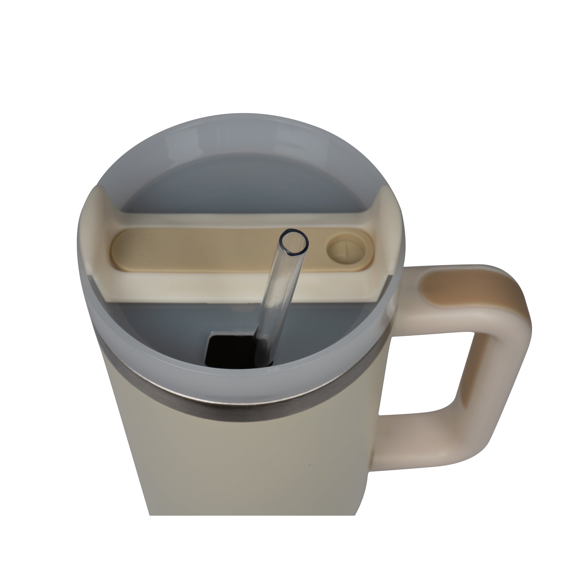 Edelstahl-Thermo-Becher mit Griff und Deckel 40oz 1,2 Liter für Laser & UV Druck