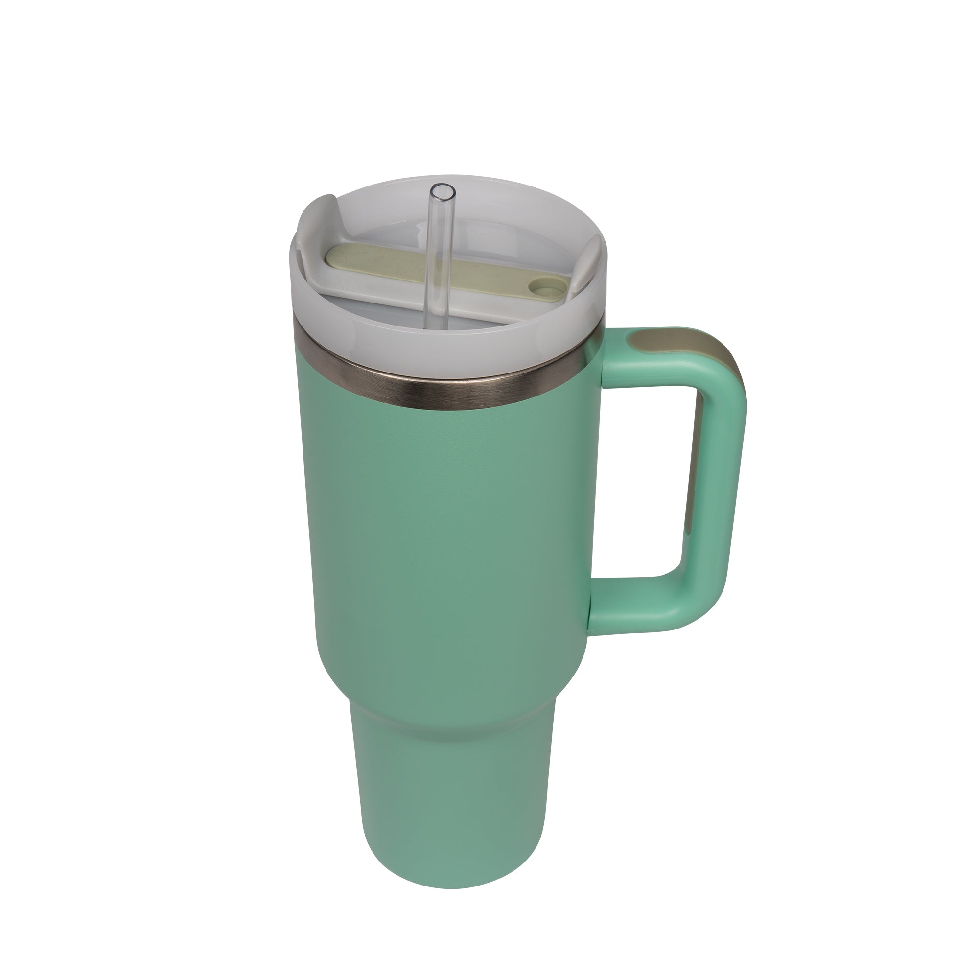 Edelstahl-Thermo-Becher mit Griff und Deckel 40oz 1,2 Liter für Laser & UV Druck