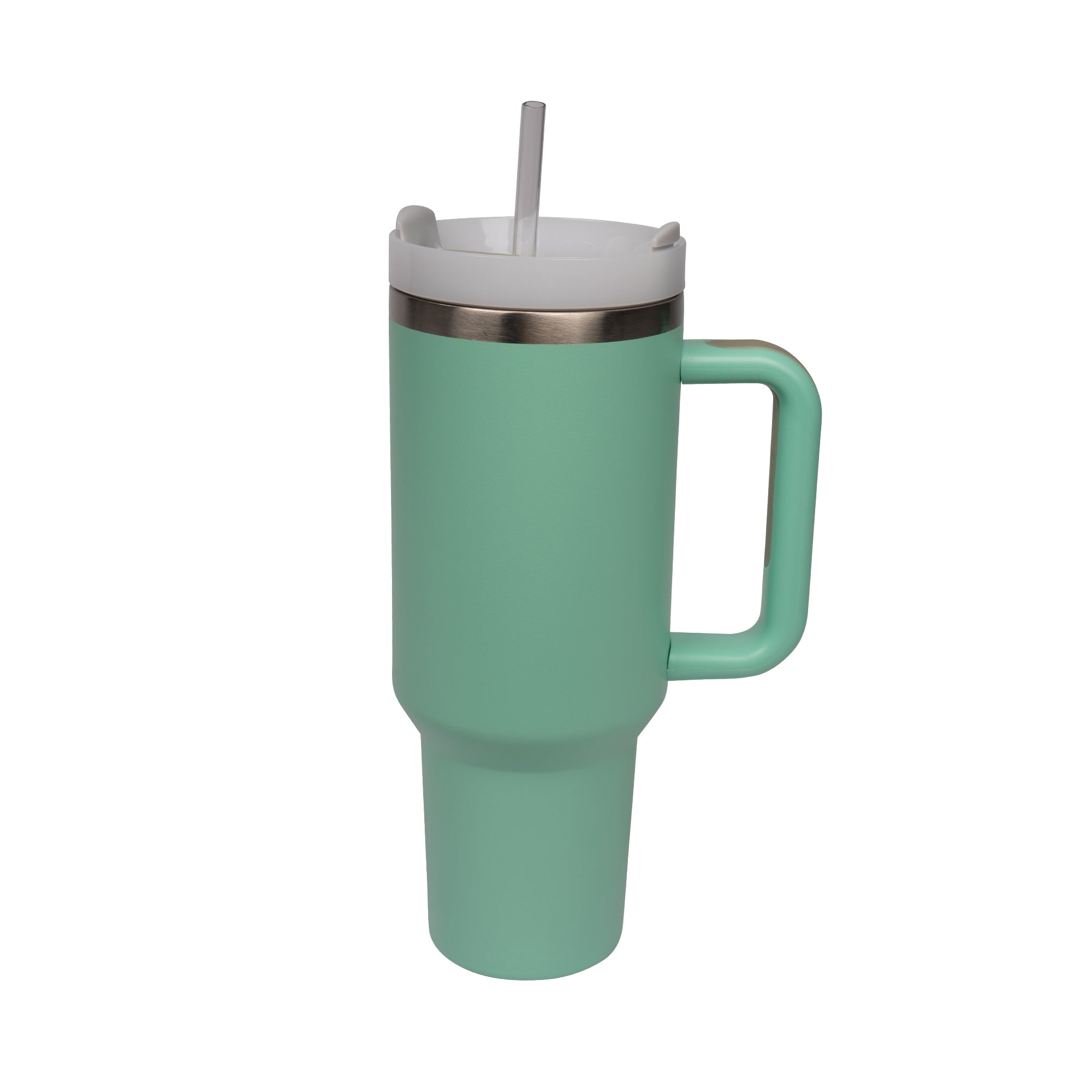 Edelstahl-Thermo-Becher mit Griff und Deckel 40oz 1,2 Liter für Laser & UV Druck