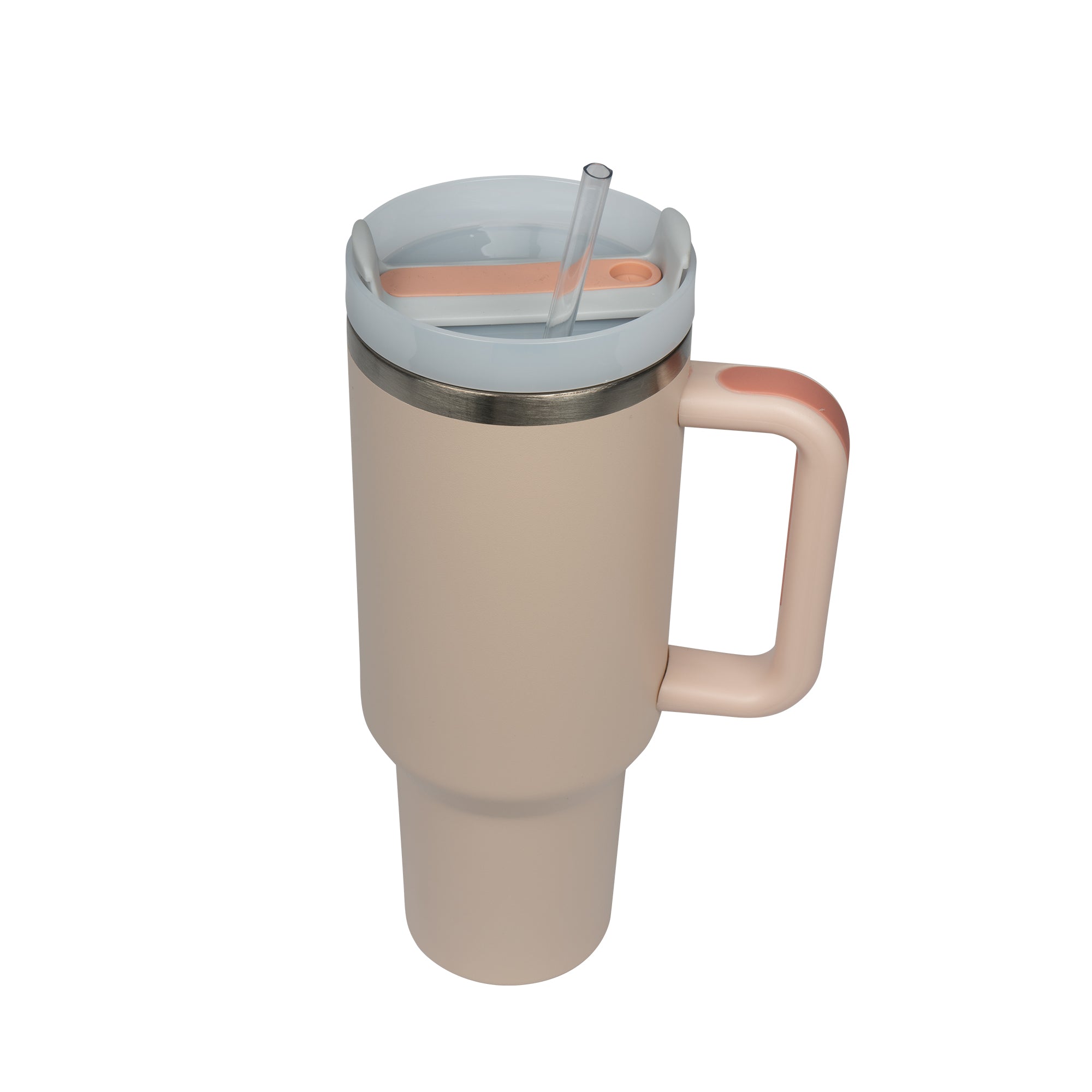Edelstahl-Thermo-Becher mit Griff und Deckel 40oz 1,2 Liter für Laser & UV Druck