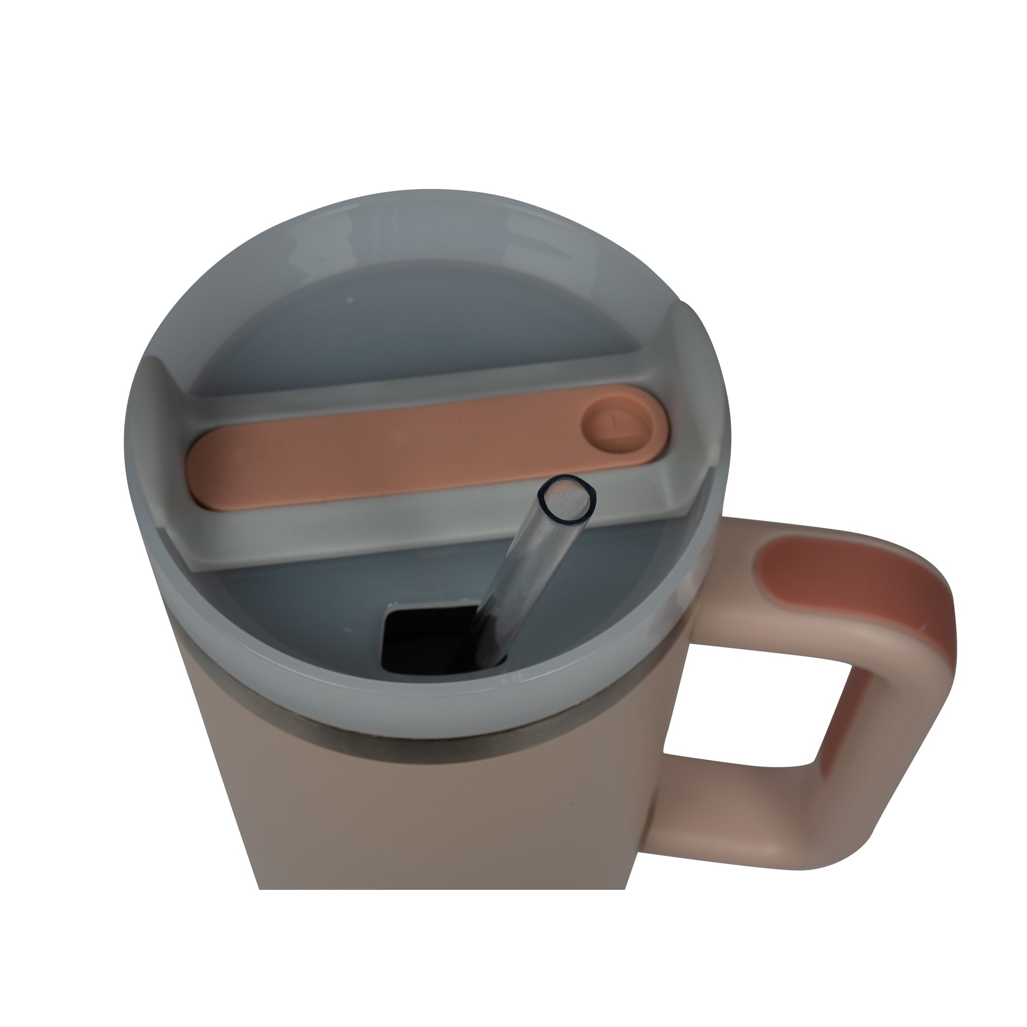 Edelstahl-Thermo-Becher mit Griff und Deckel 40oz 1,2 Liter für Laser & UV Druck