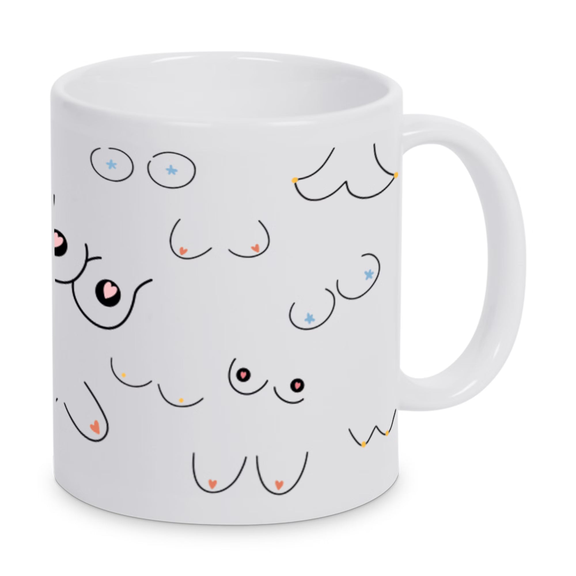 Busen Tasse - mit verschiedenen Brüsten