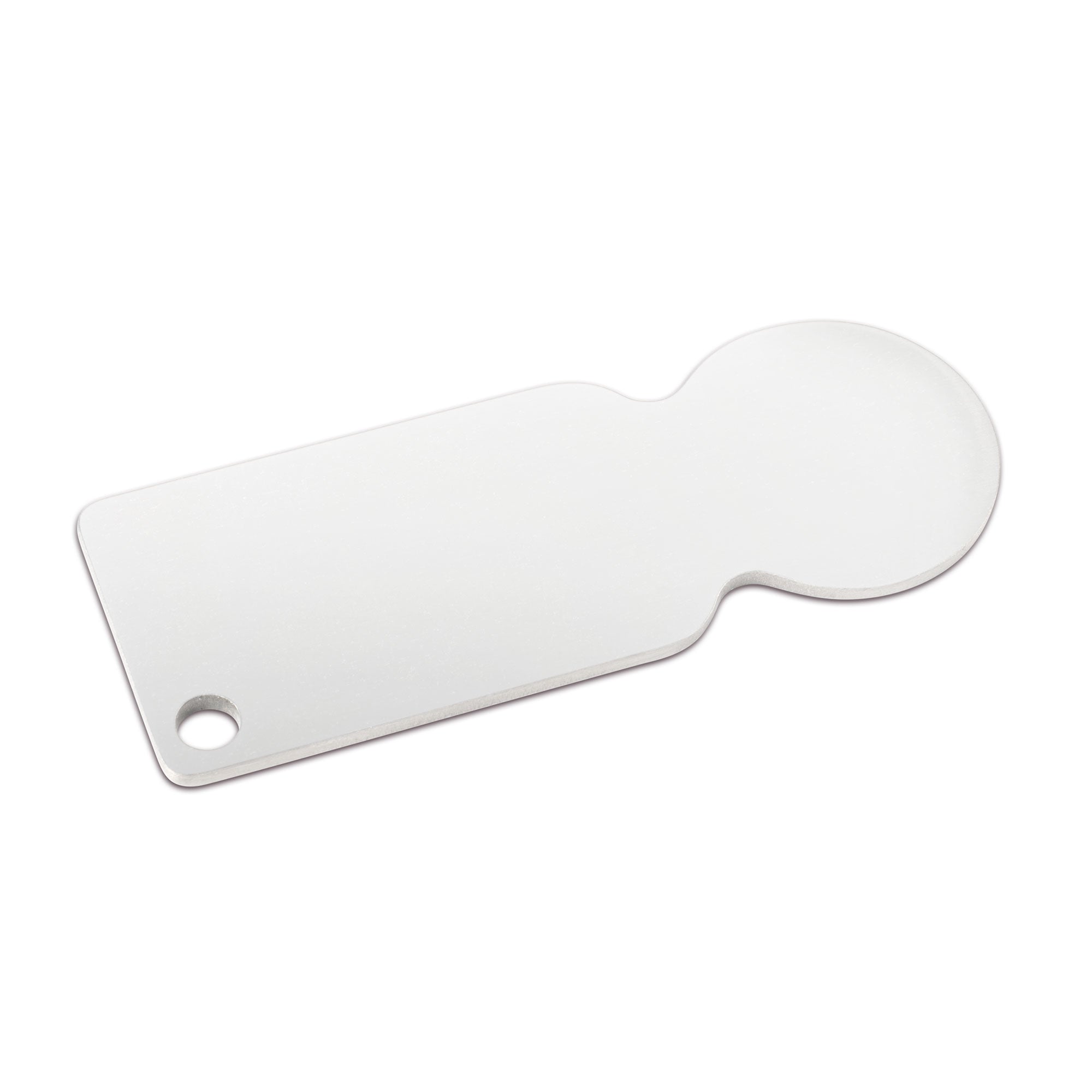 Einkaufswagenlöser Einkaufs-Chip Sublimation Rohling weiß silber