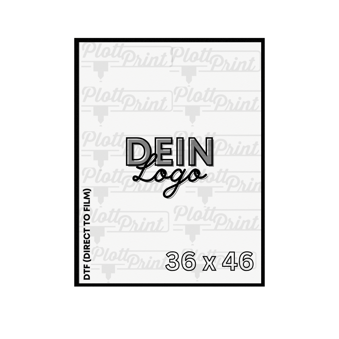 DTFilm (Direct-to-Film) Transfer mit deinem Foto, Logo oder Design bedruckt DTF