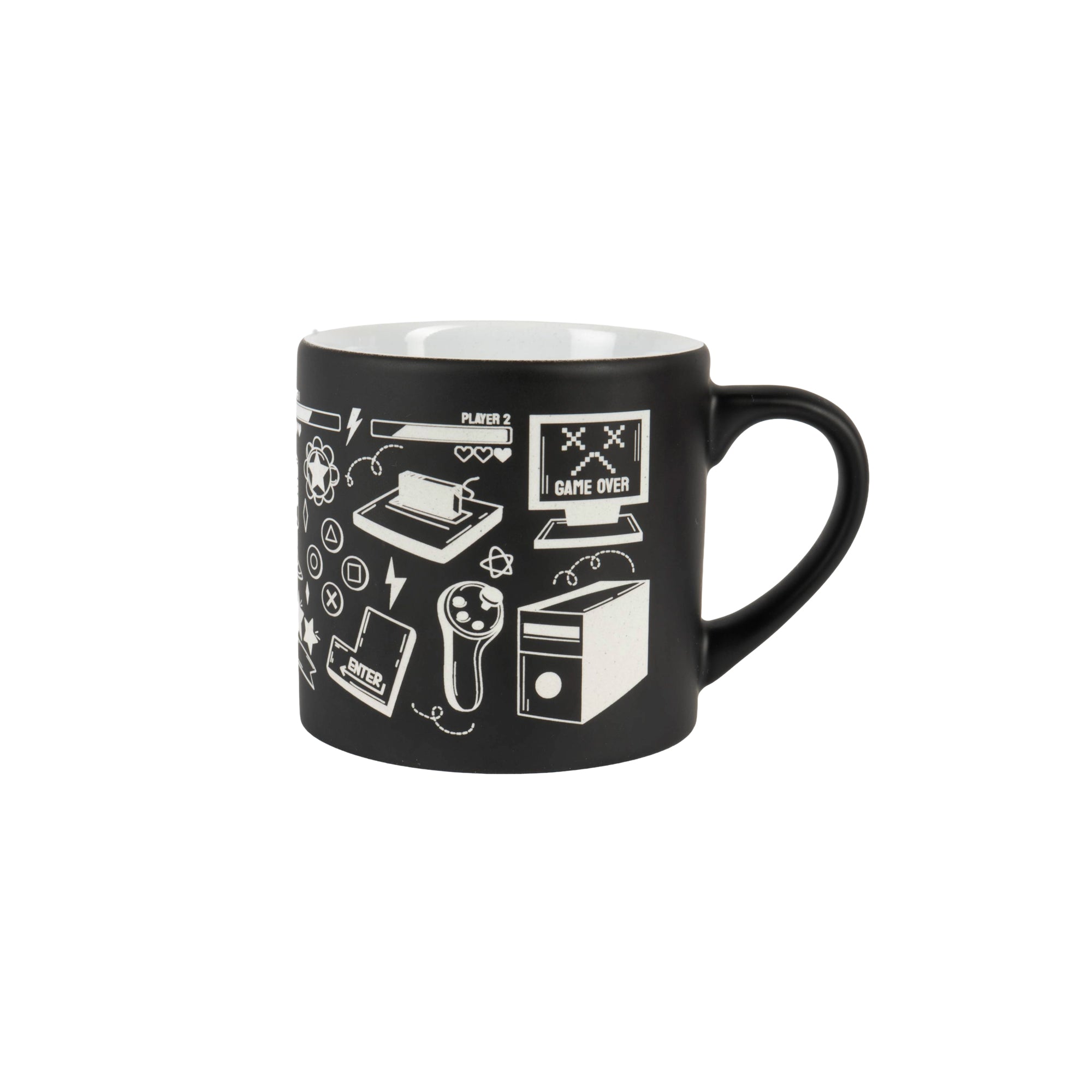 Lasertasse KONTRAST 6 oz – außen schwarz-matt, innen farbig