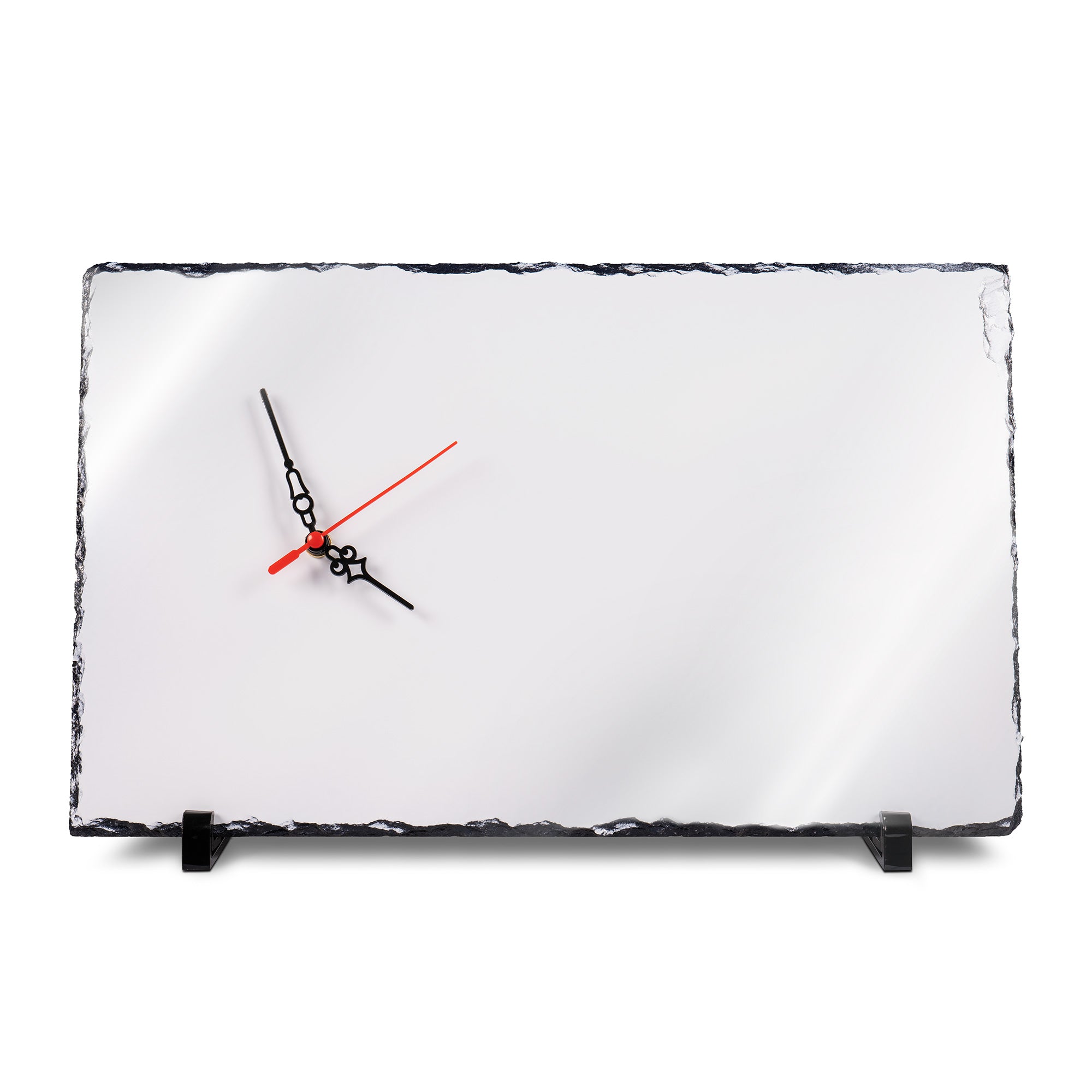Tischuhr aus Schiefer Rechteck Sublimation