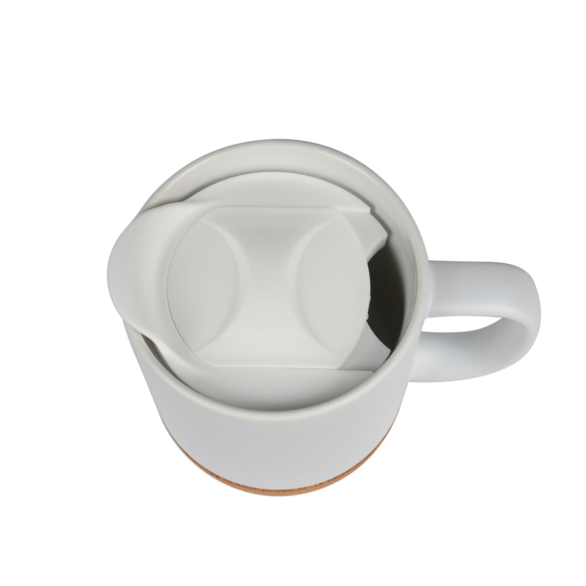 Keramiktasse mit abnehmbarem Korksockel - Sublimation - 330ml