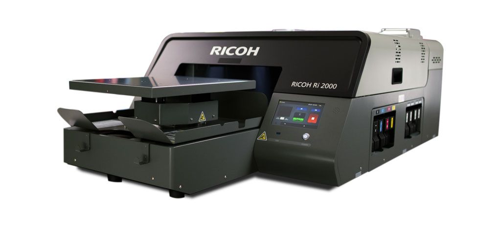 RICOH Ri 2000 Einpaletten-Produktionsdrucksystem für DTG und DTF Drucker