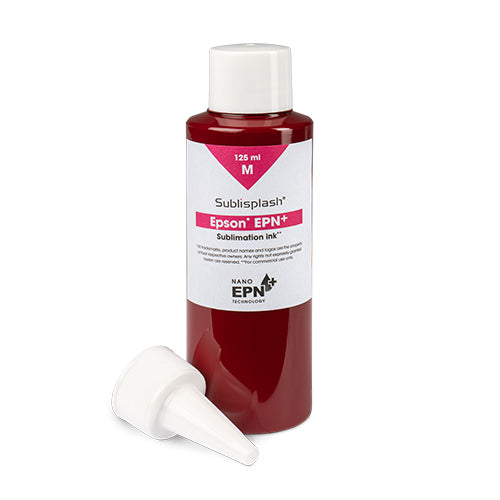 Sublisplash® EPN+ in 125 ml Flaschen mit Dosierspitze Sublimationstinte