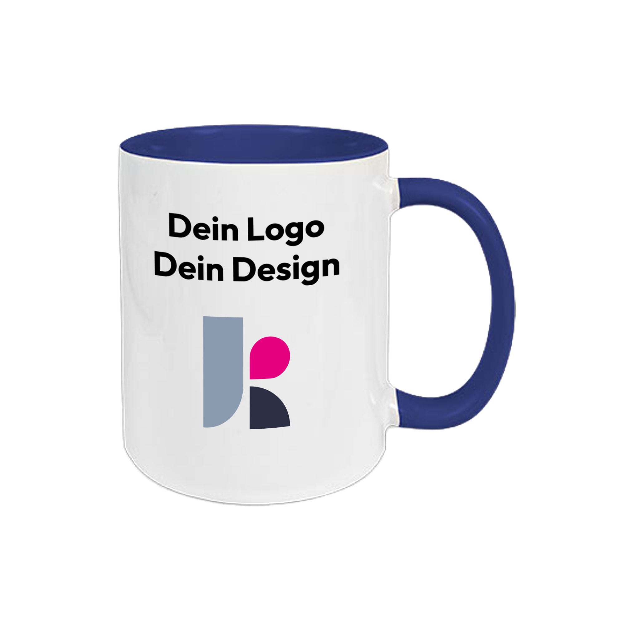 Two Tone Keramiktasse mit Fotodruck 330 ml, 14 Farben, sublimiert