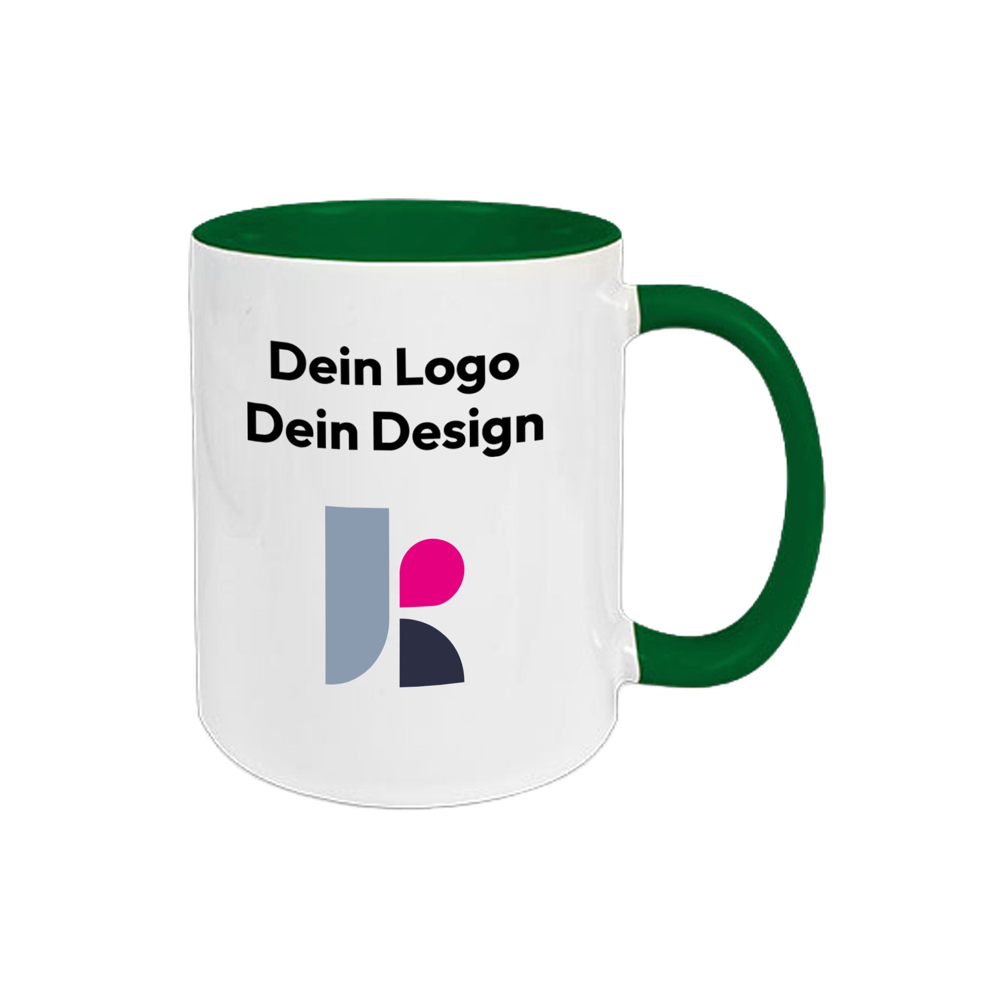 Two Tone Keramiktasse mit Fotodruck 330 ml, 14 Farben, sublimiert