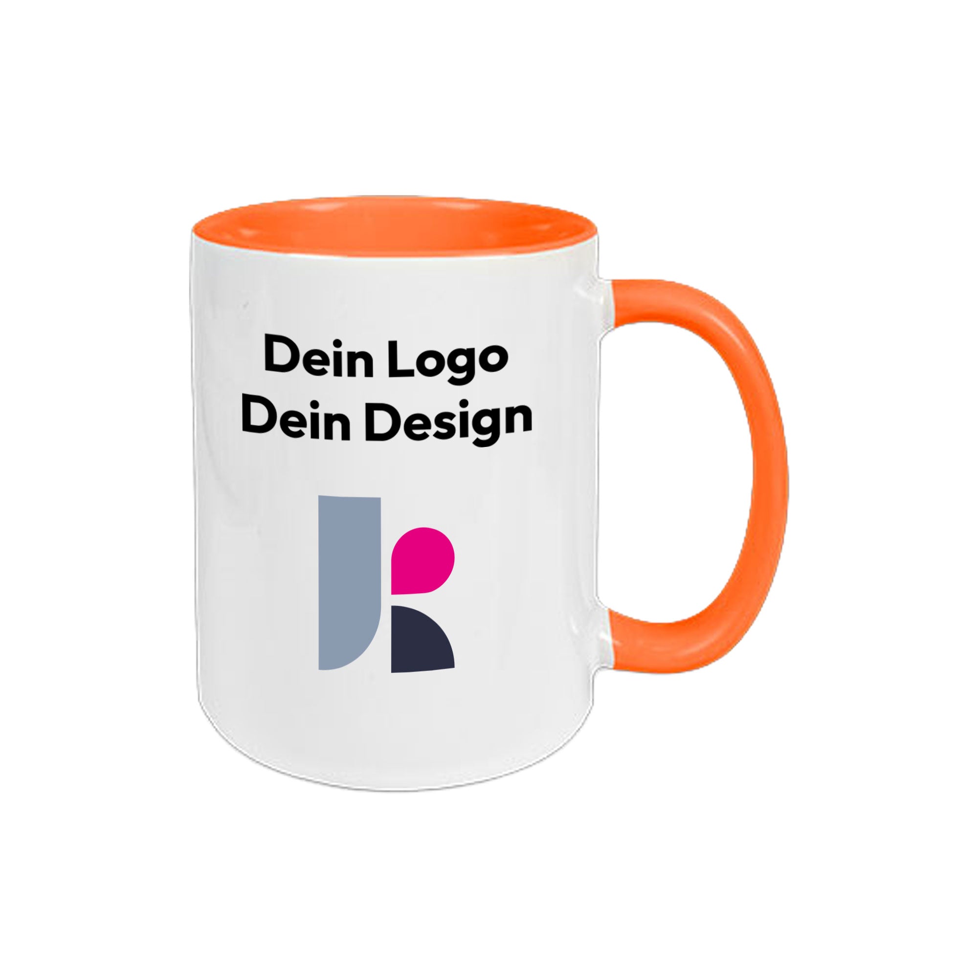 Two Tone Keramiktasse mit Fotodruck 330 ml, 14 Farben, sublimiert