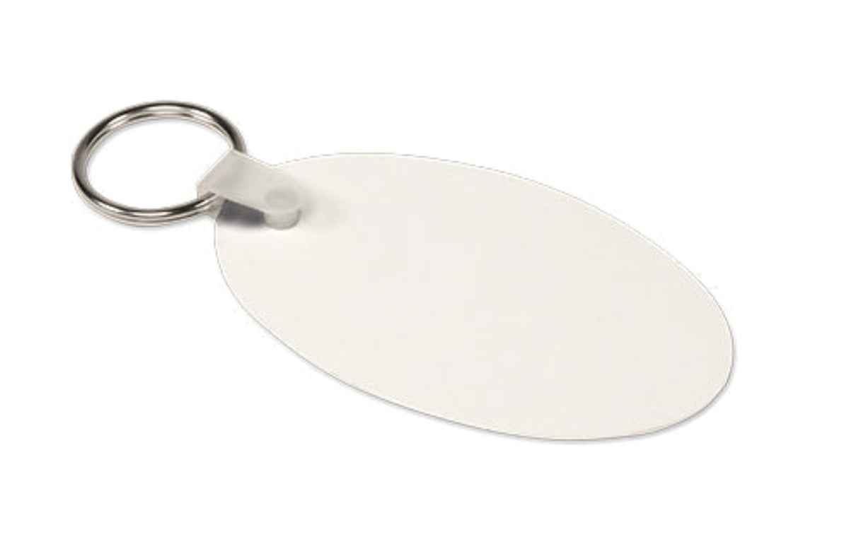 Alu-Schlüsselanhänger Oval Sublimation