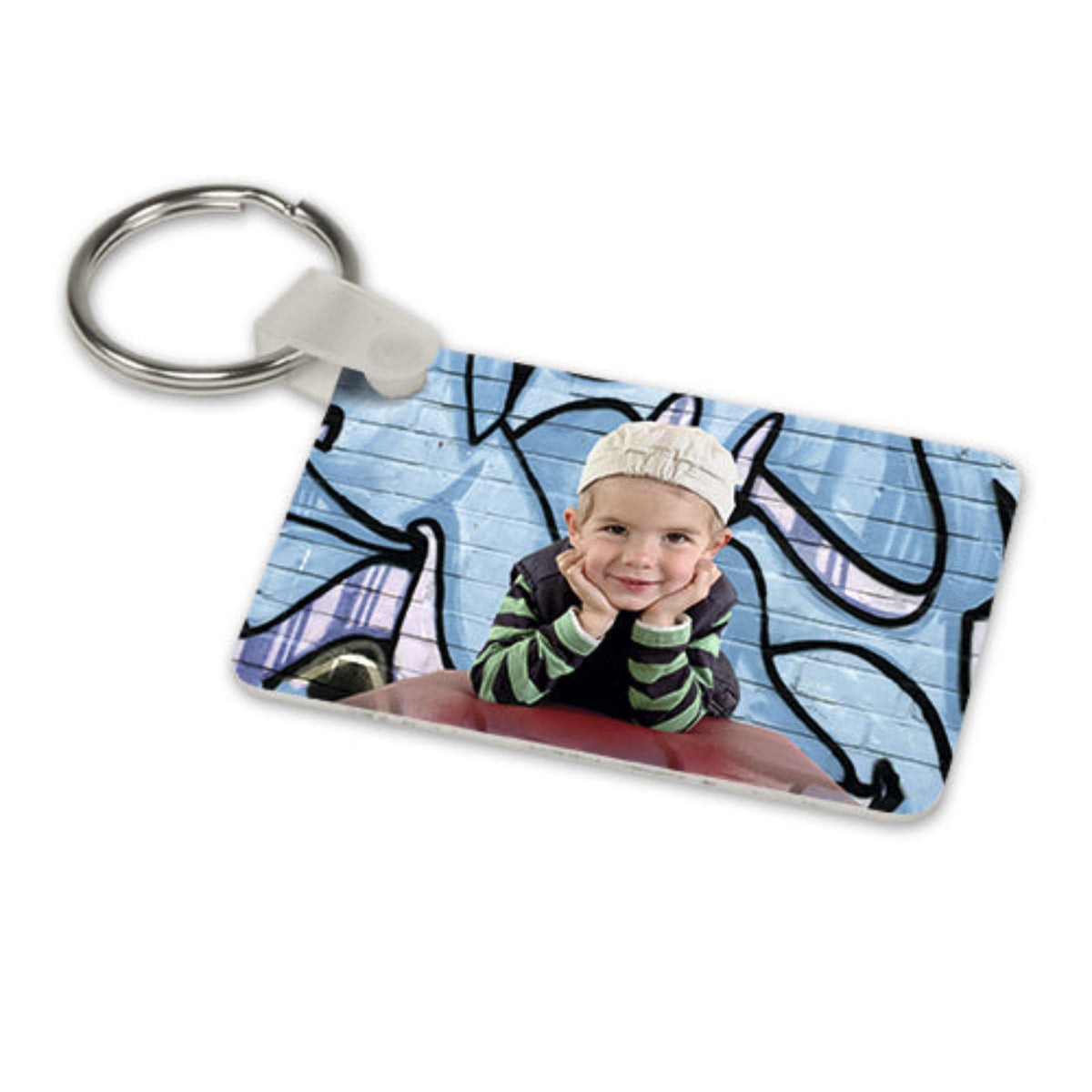 Alu-Schlüsselanhänger Rechteck Sublimation