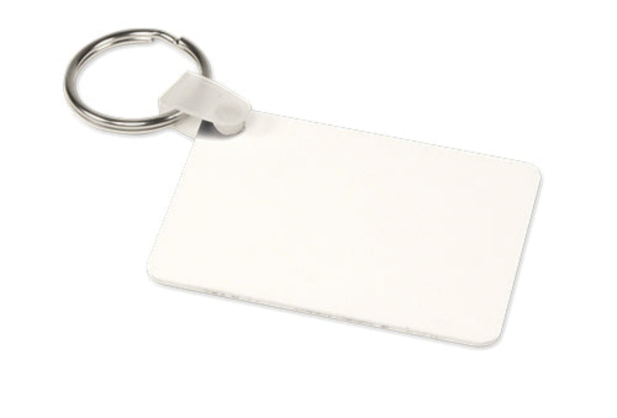 Alu-Schlüsselanhänger Rechteck Sublimation