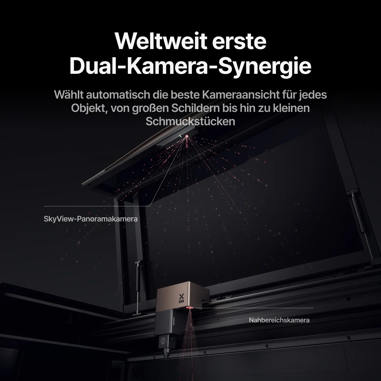 xTool P3 80 W CO2-Laser mit intelligenter Automatisierung