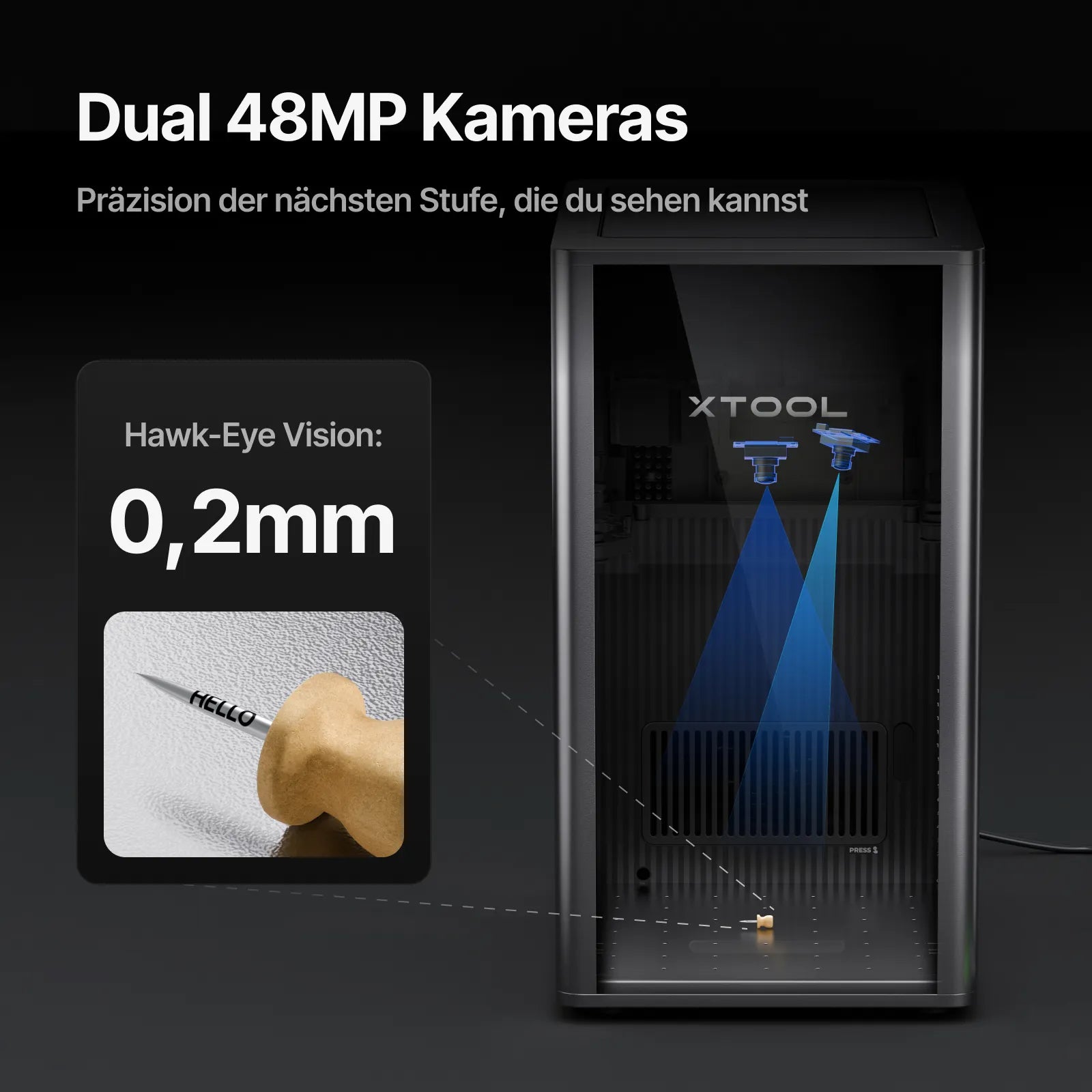 xTool F2 Ultra 60W MOPA & 40W Dioden-Dual-Lasergravierer, Conveyor & Deluxe Bundle