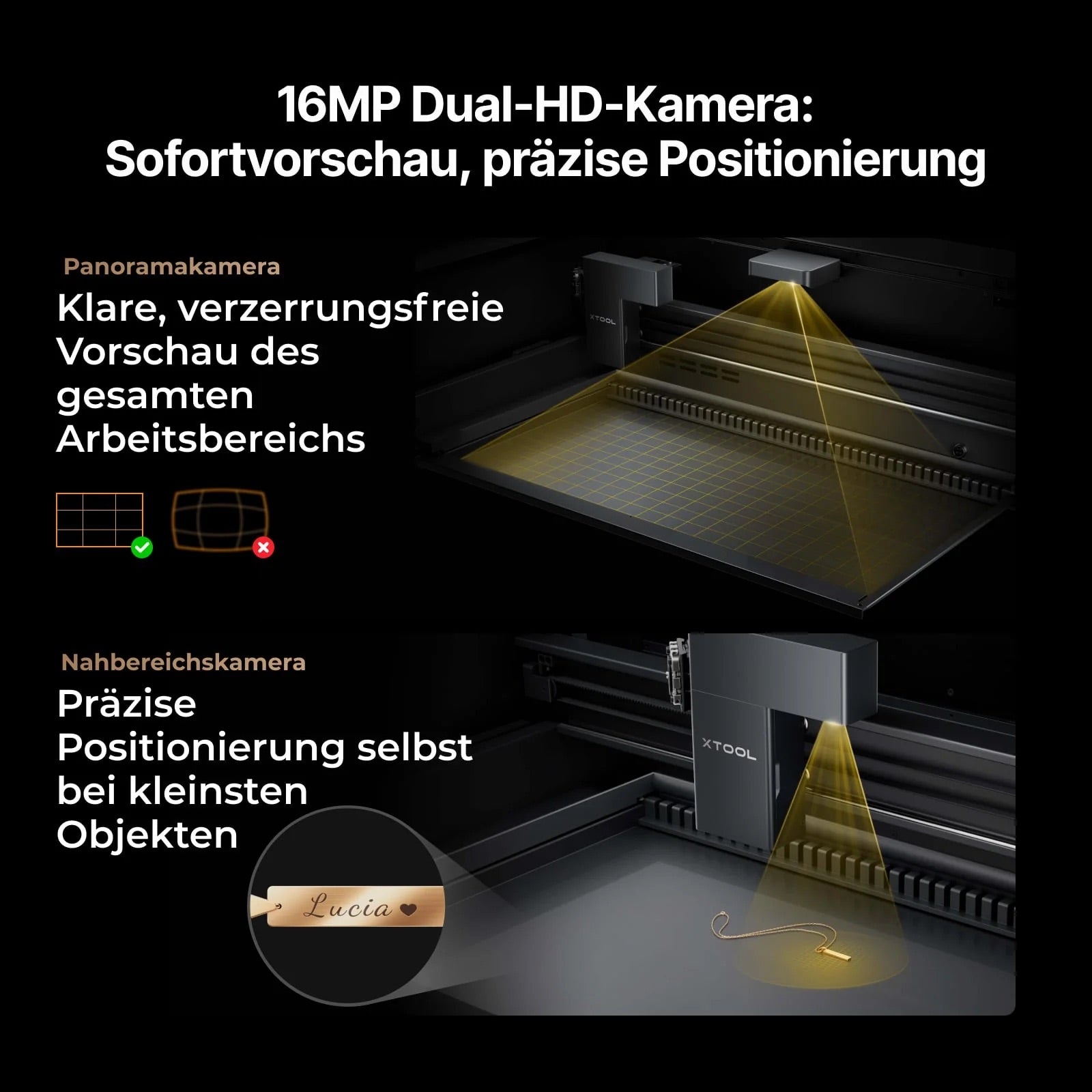 xTool P2S 55W Desktop CO2 Laser Cutter Versatile Bundle