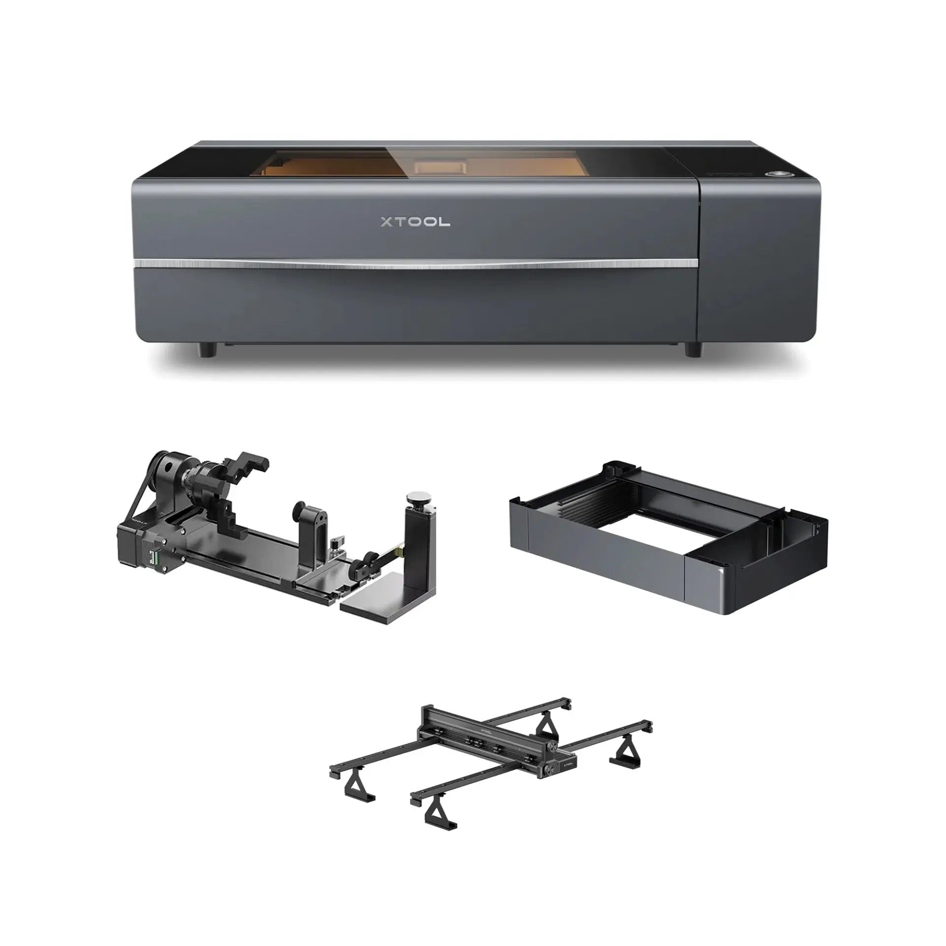 xTool P2S 55W Desktop CO2 Laser Cutter Versatile Bundle