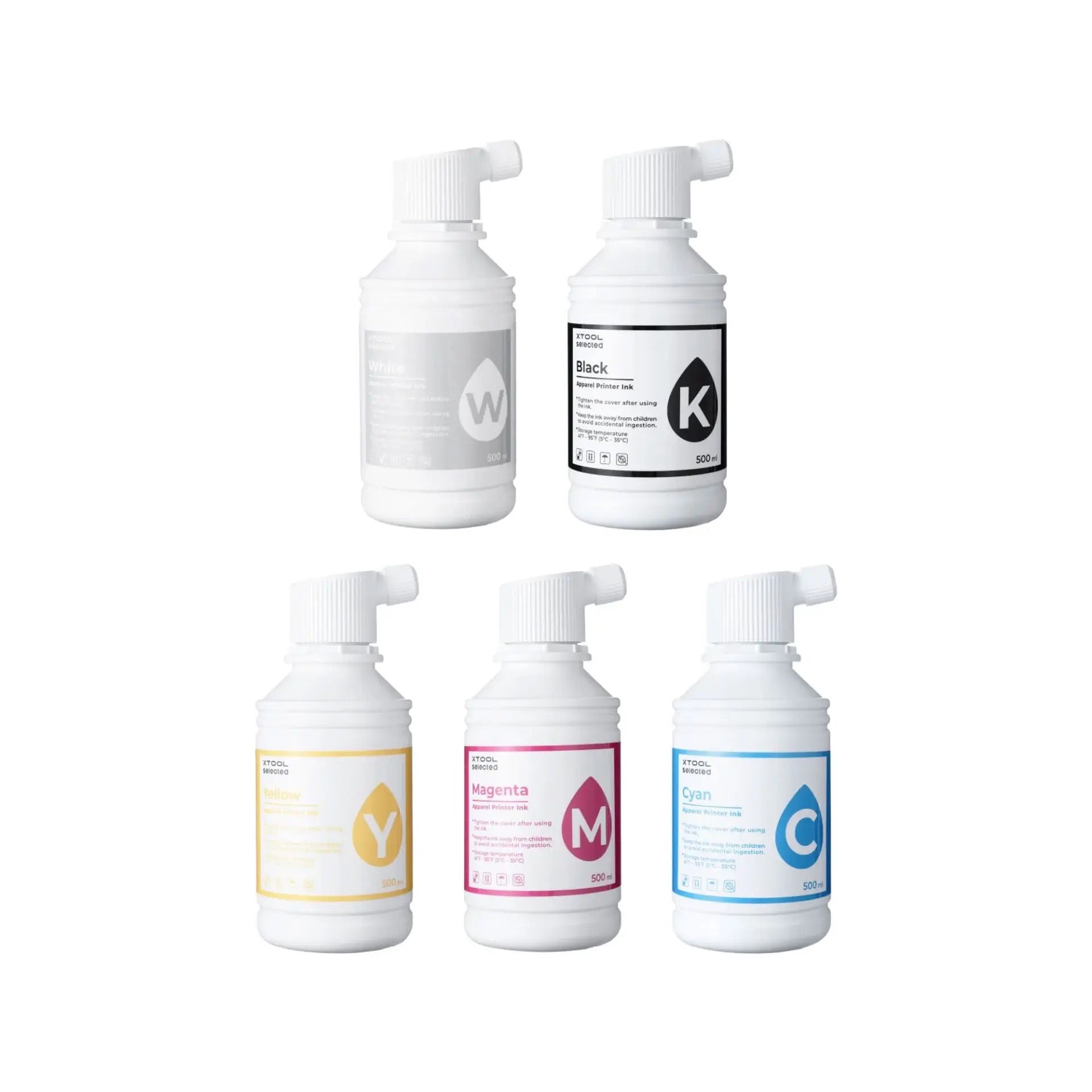xTool DTF Tinte 500ml – Hochwertige Pigmenttinte für xTool DTF Drucksystem