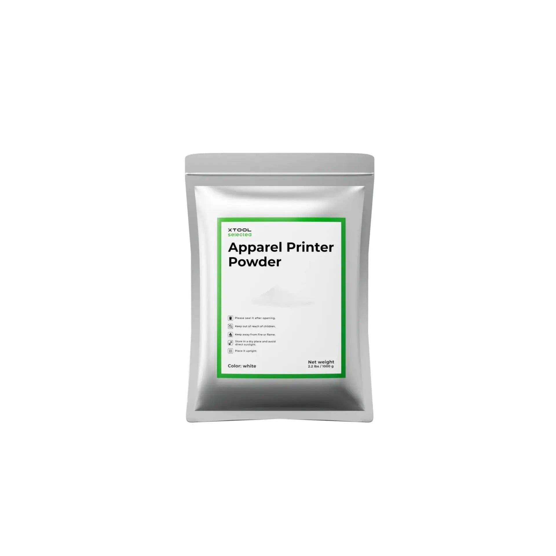 xTool DTF Transferpuder 1kg – OEKO-TEX® zertifiziertes DTF Pulver